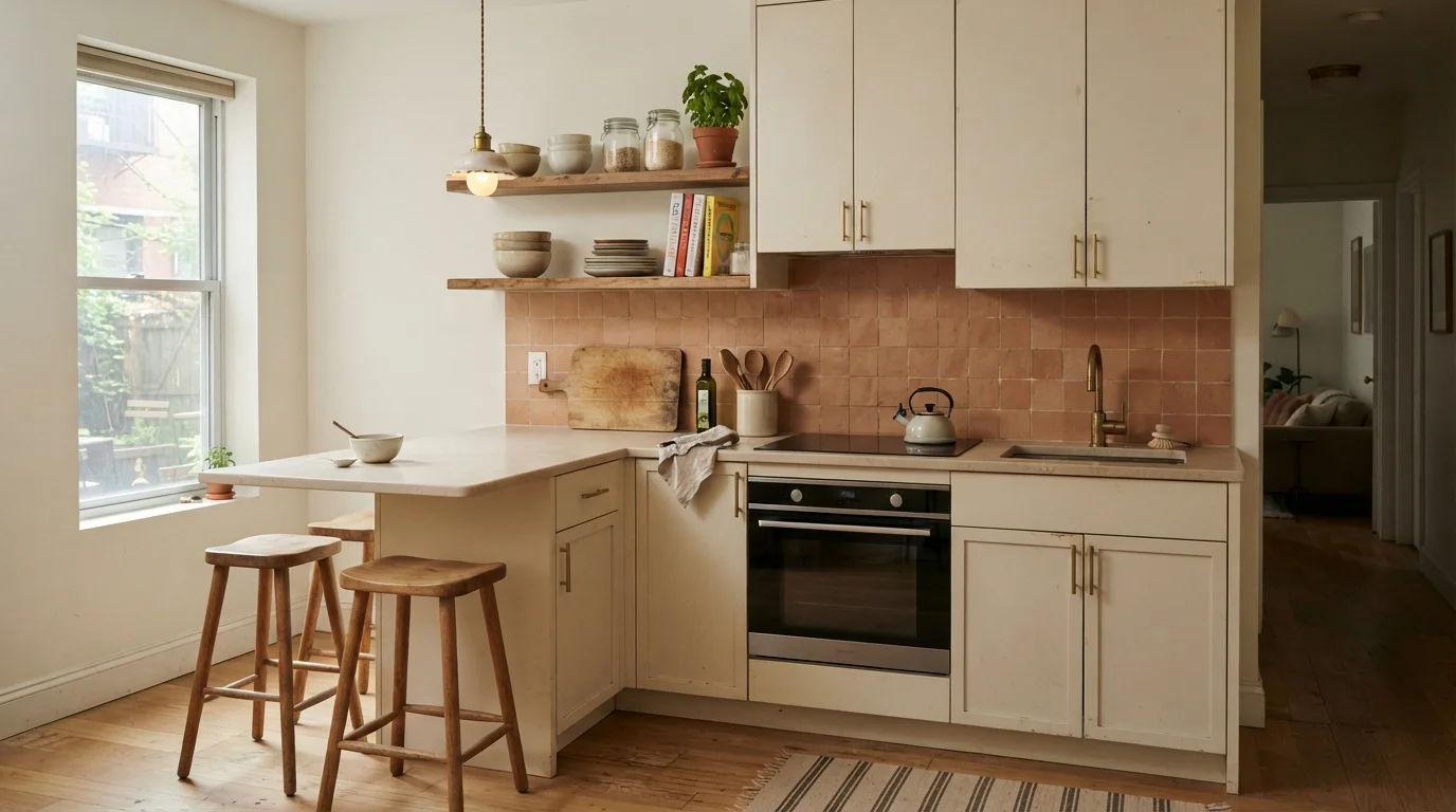 small apartment kitchen interior