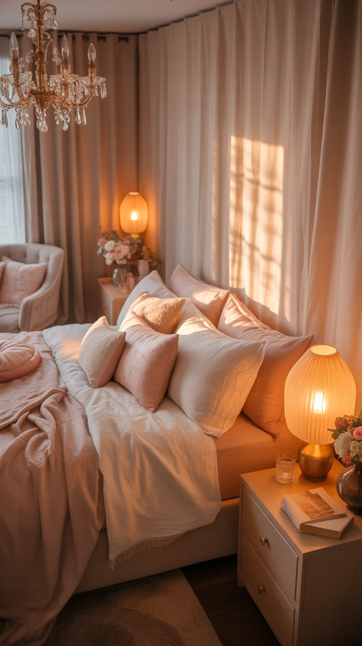 cozy feminine bedroom ideas