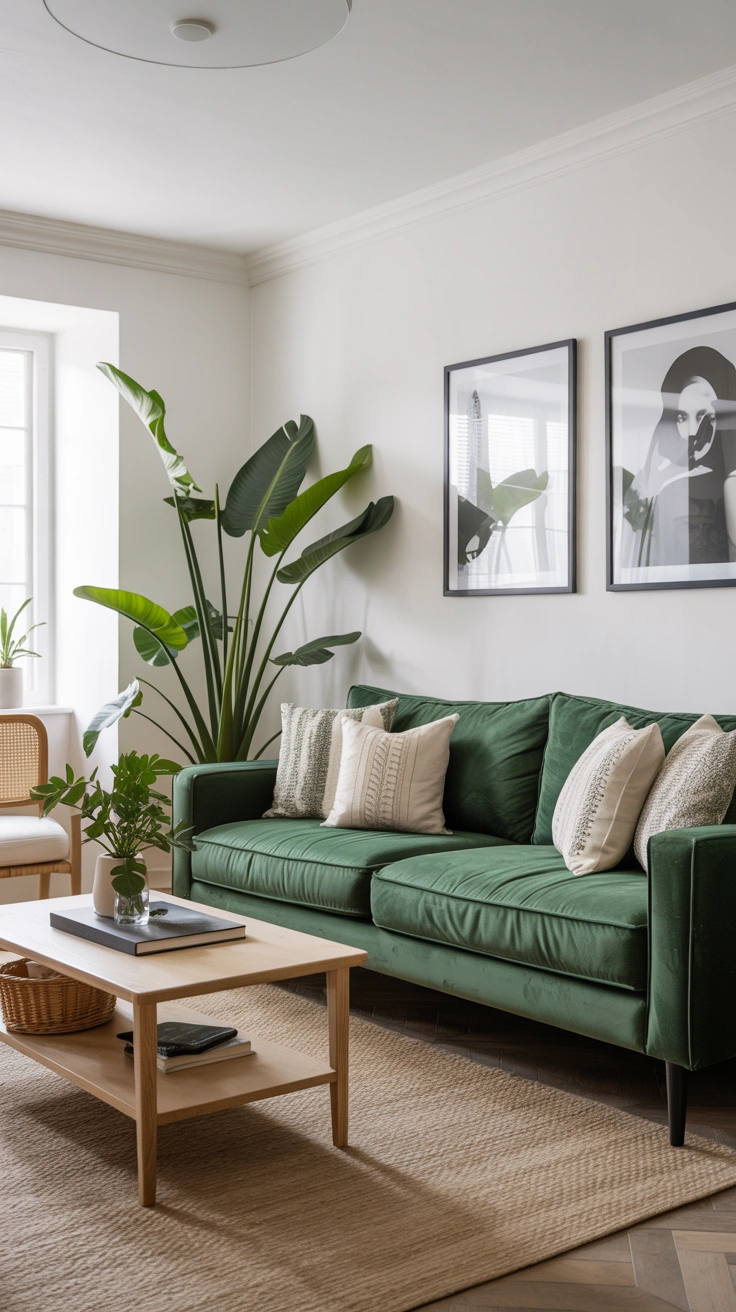 green living room decor ideas