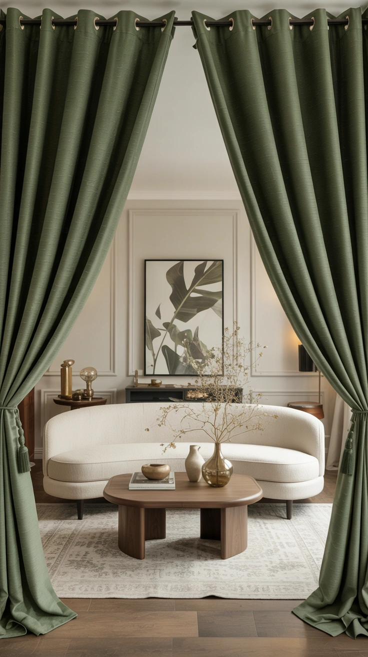 green living room decor ideas