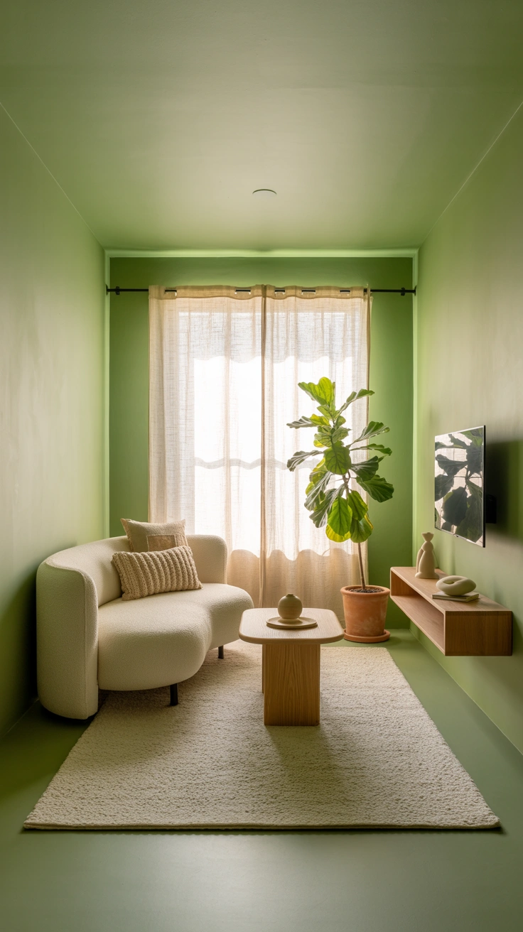 green living room decor ideas