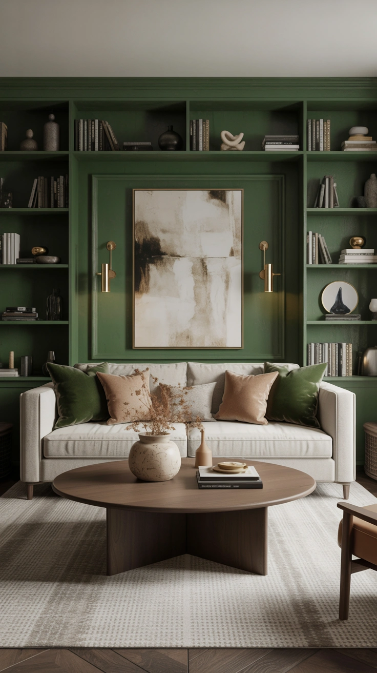 green living room decor ideas
