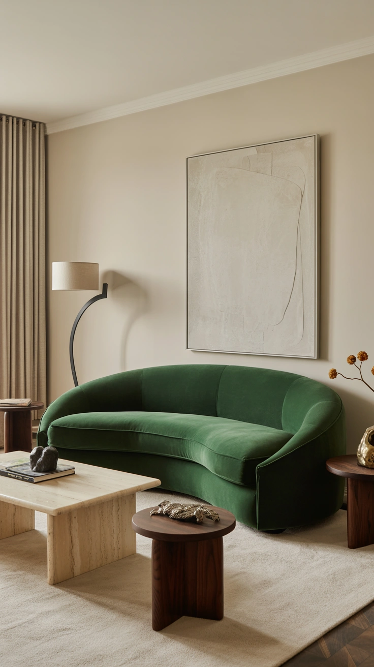 green living room decor ideas