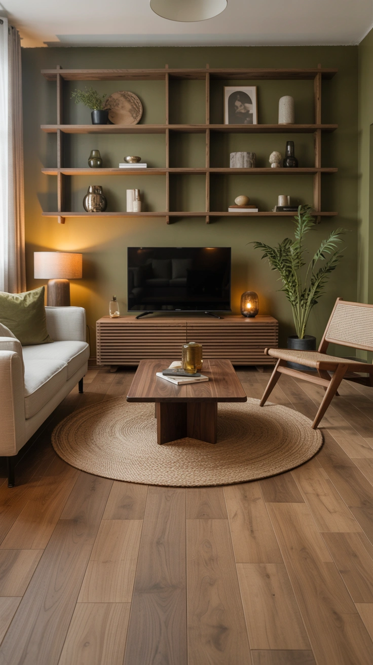green living room decor ideas