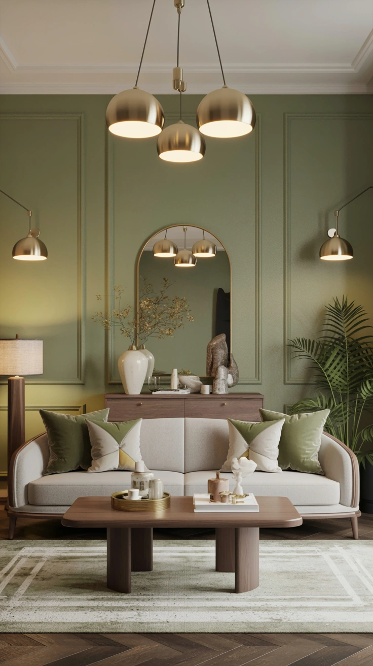 green living room decor ideas