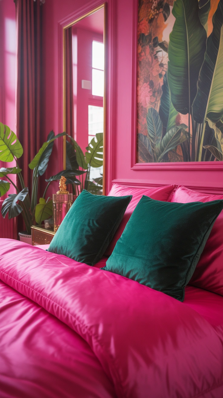 hot pink bedroom ideas