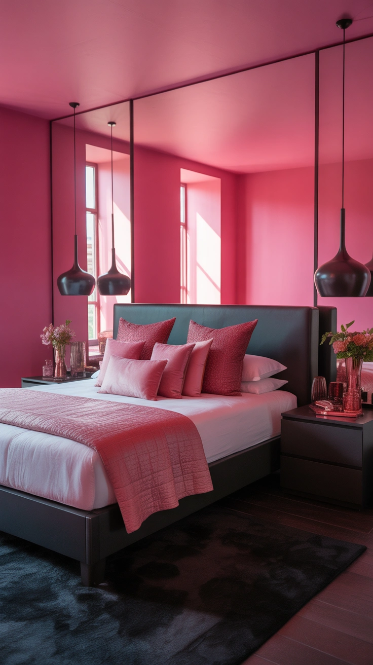 hot pink bedroom ideas