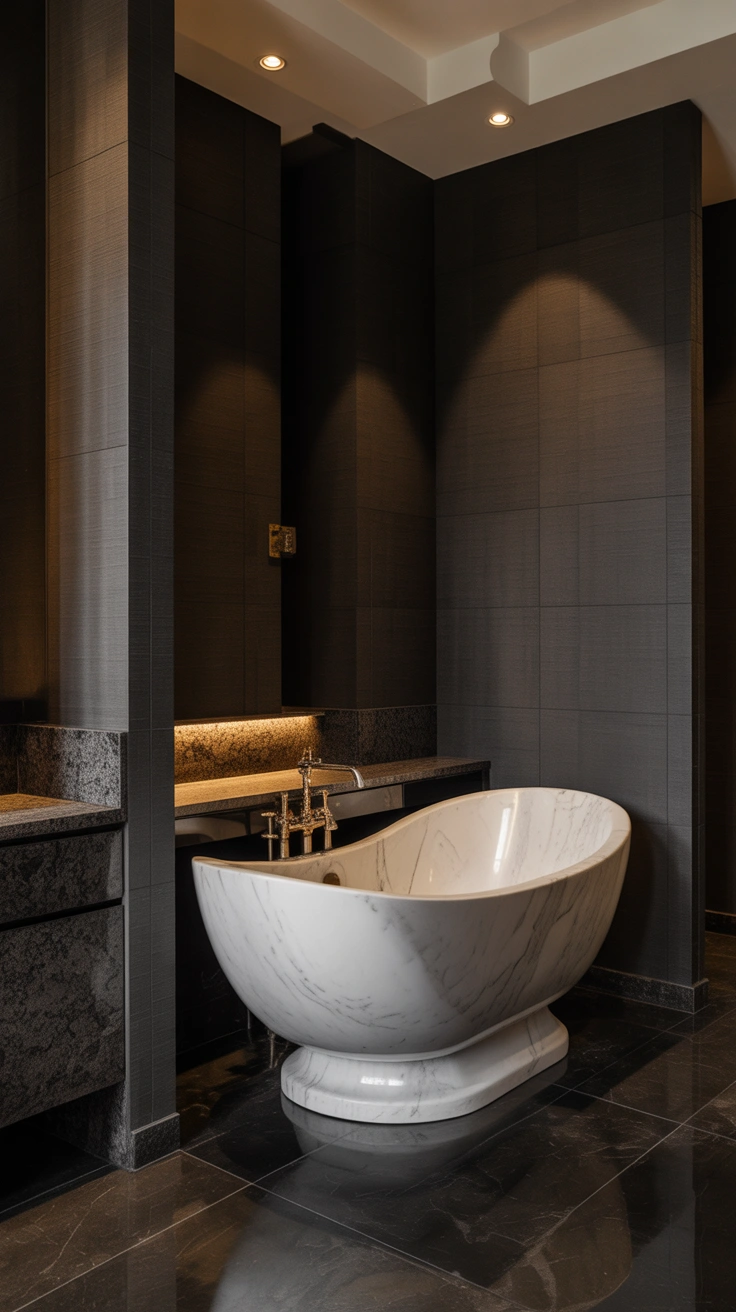 luxury dark bathroom ideas