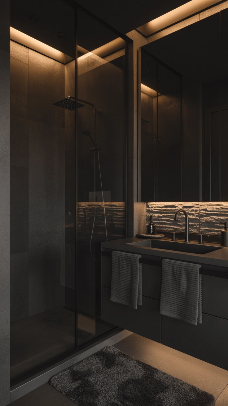 luxury dark bathroom ideas