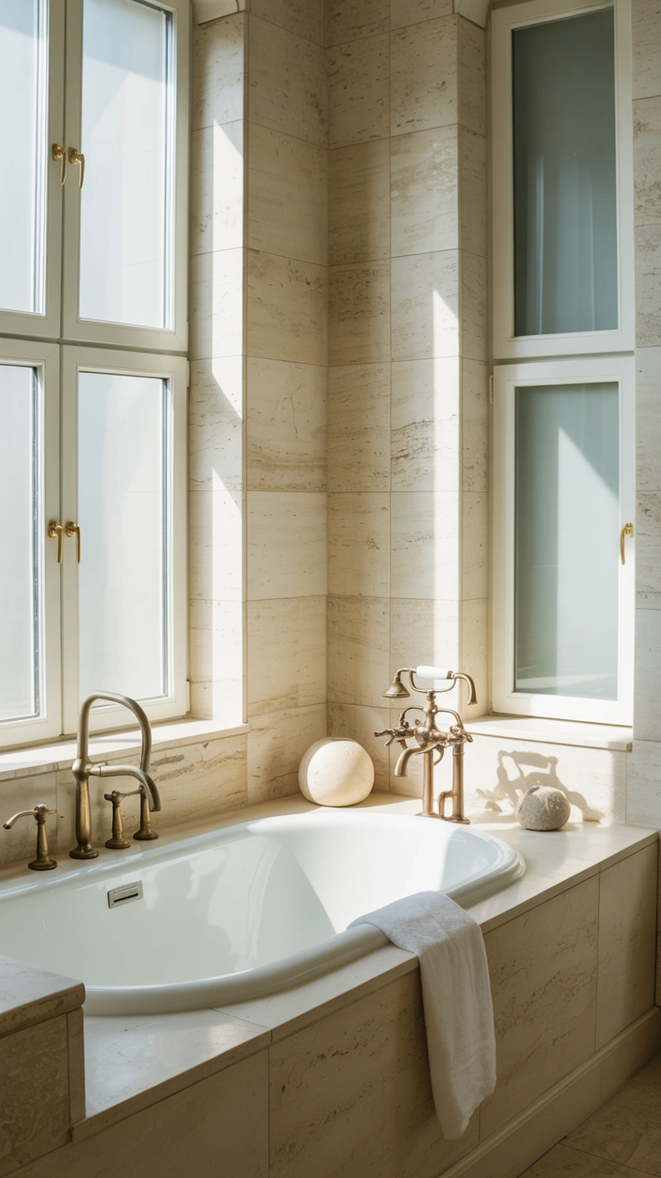 neutral bathroom tile ideas