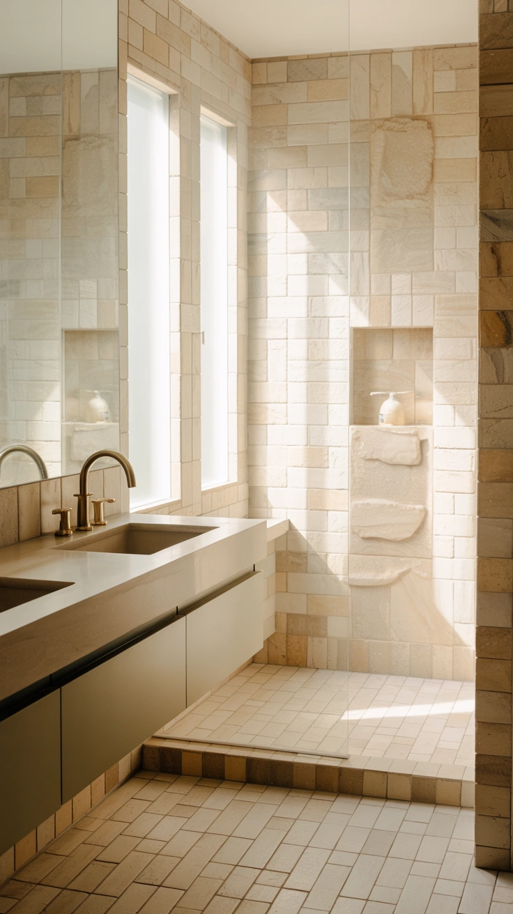 neutral bathroom tile ideas