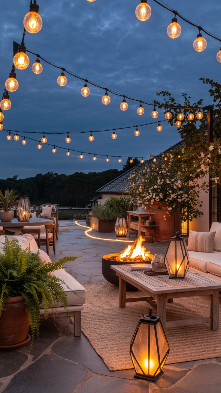 patio lighting ideas