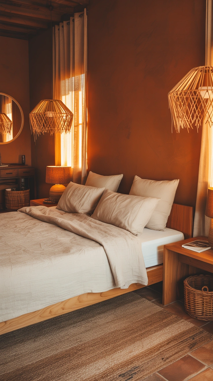 terracotta bedroom ideas