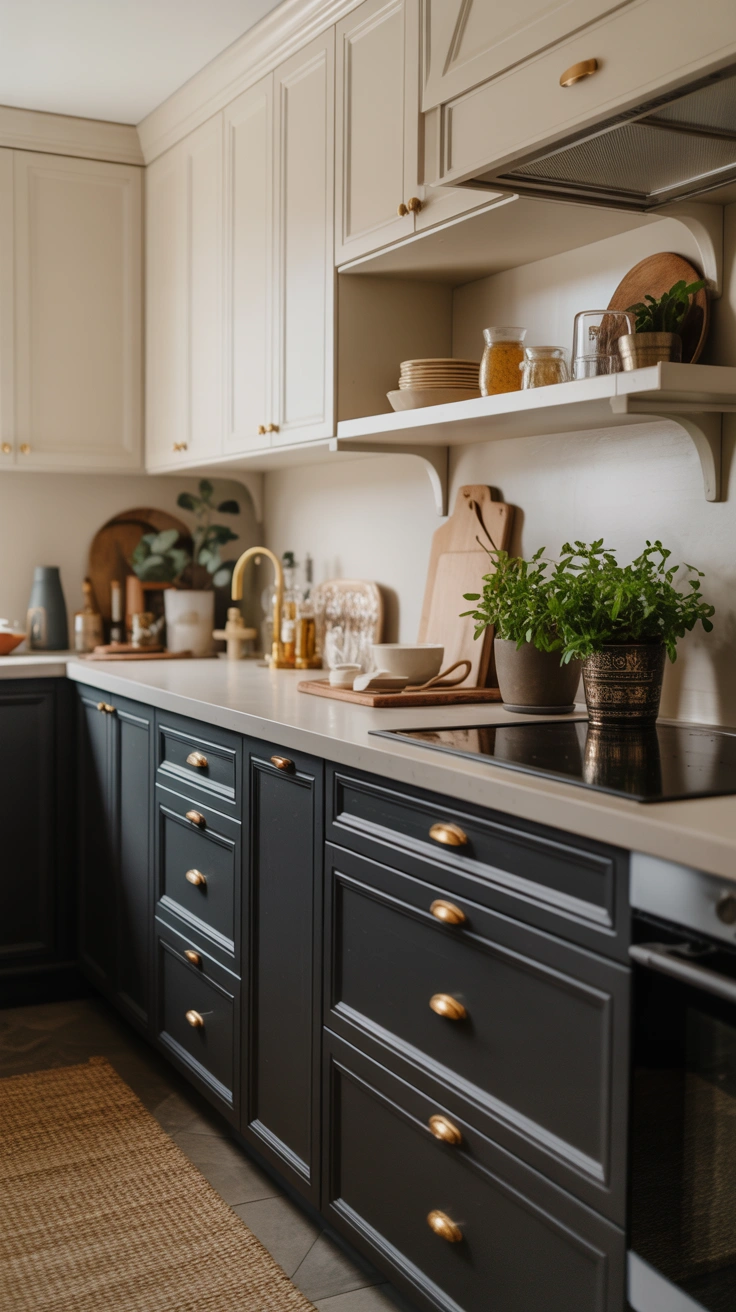 two tone kitchen cabinet ideas