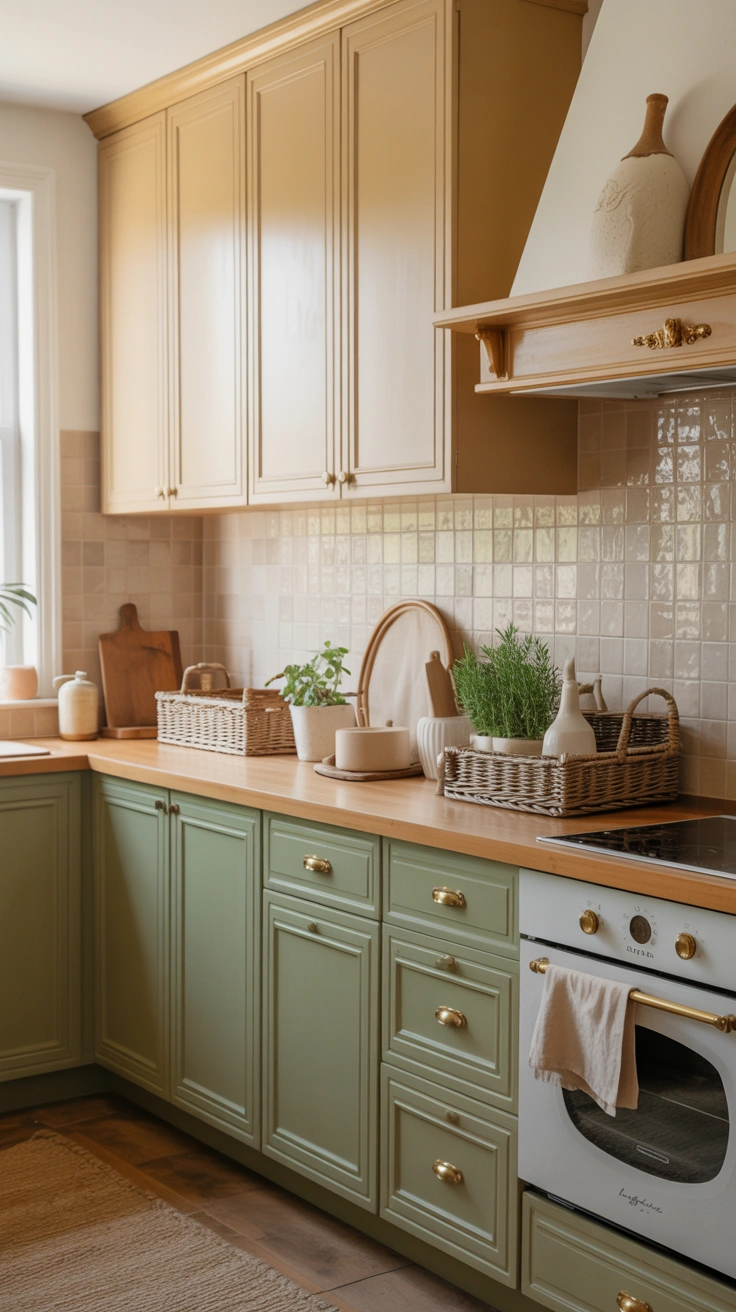 two tone kitchen cabinet ideas