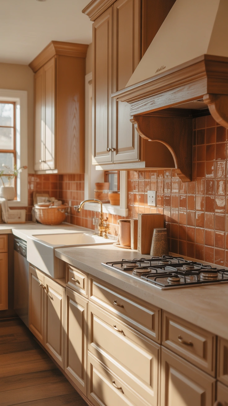warm kitchen ideas