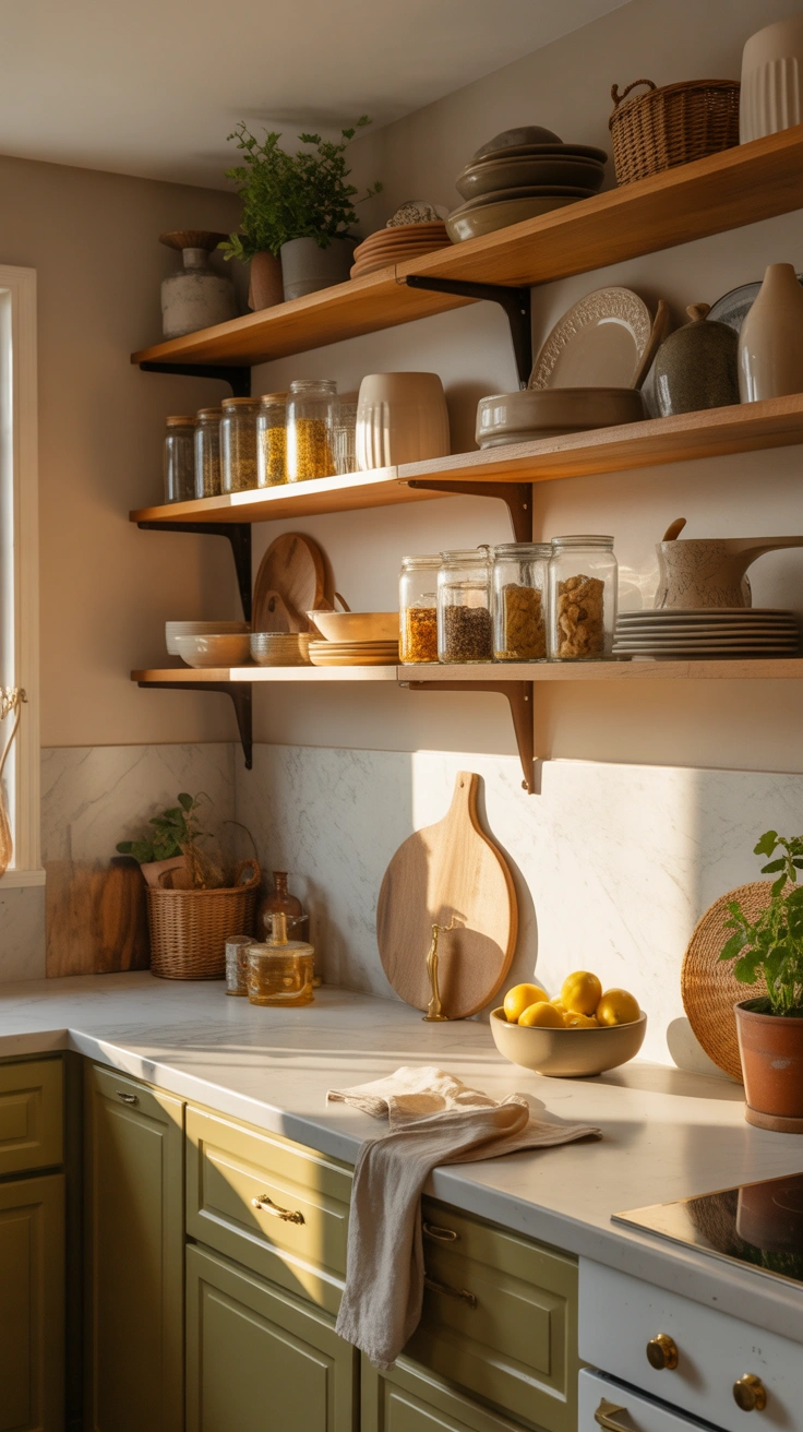 warm kitchen ideas