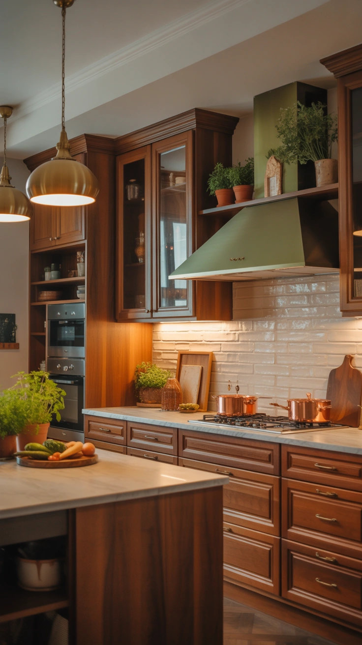 warm kitchen ideas