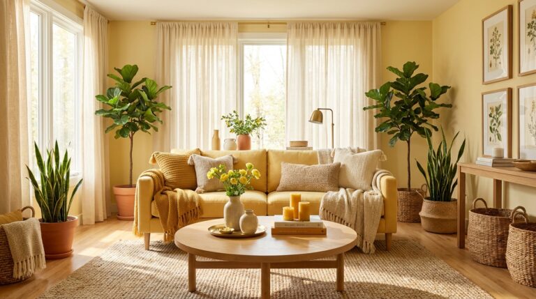 13 Yellow Living Room Decor Ideas That Bring Sunshine and Soul Into Your Home