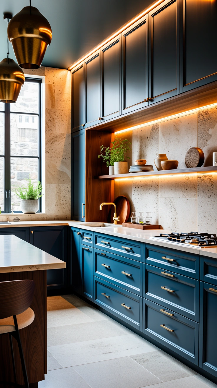 blue kitchen decor ideas