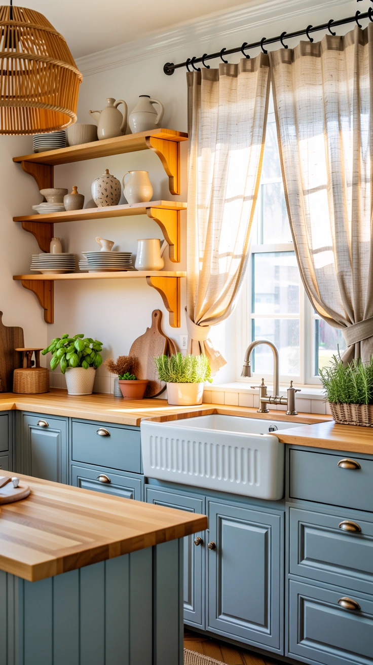blue kitchen decor ideas