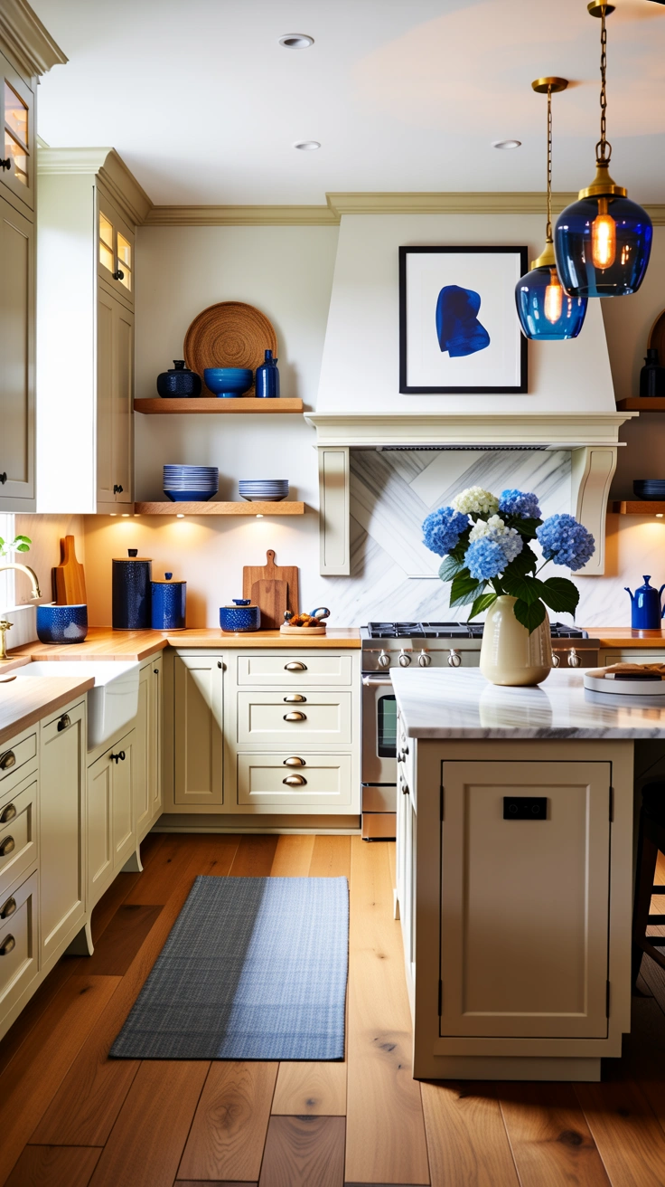 blue kitchen decor ideas