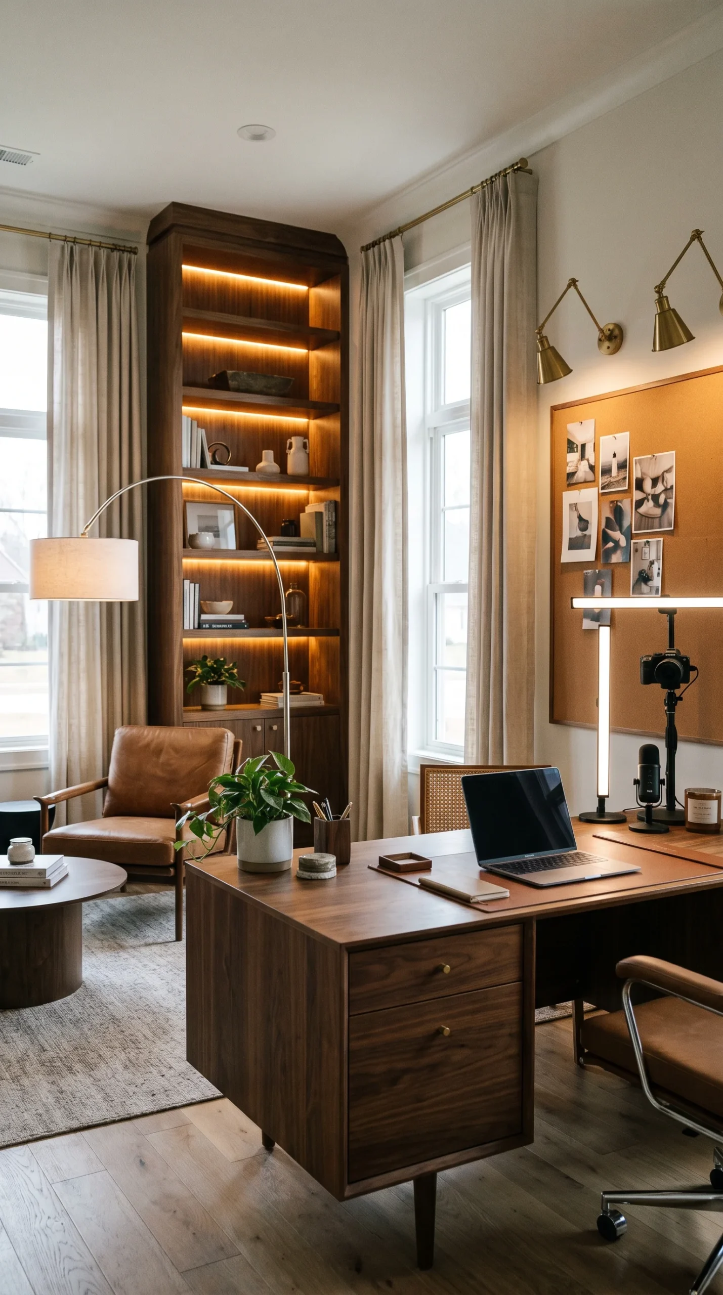 how to light a home office 10