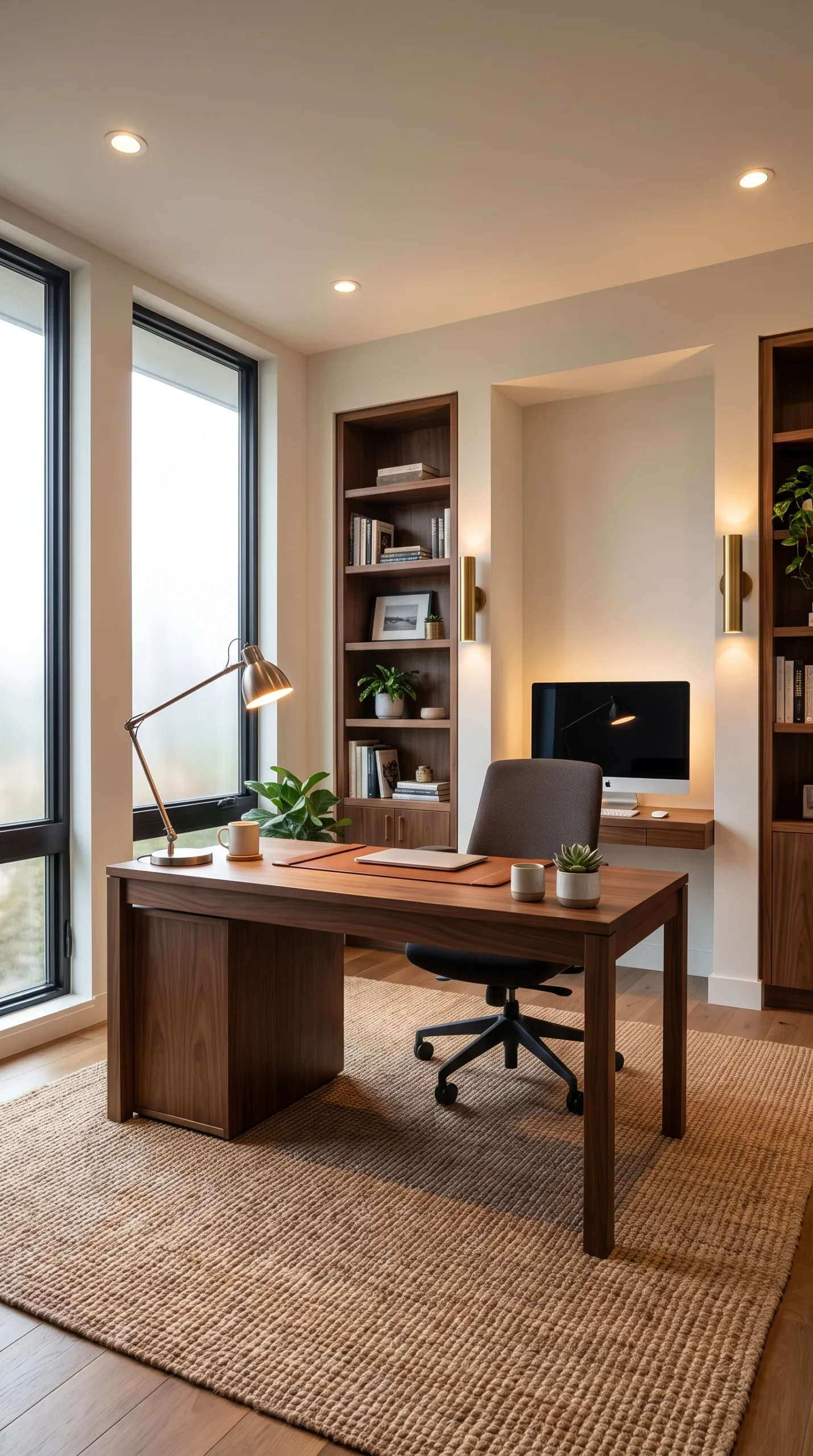 how to light a home office 12