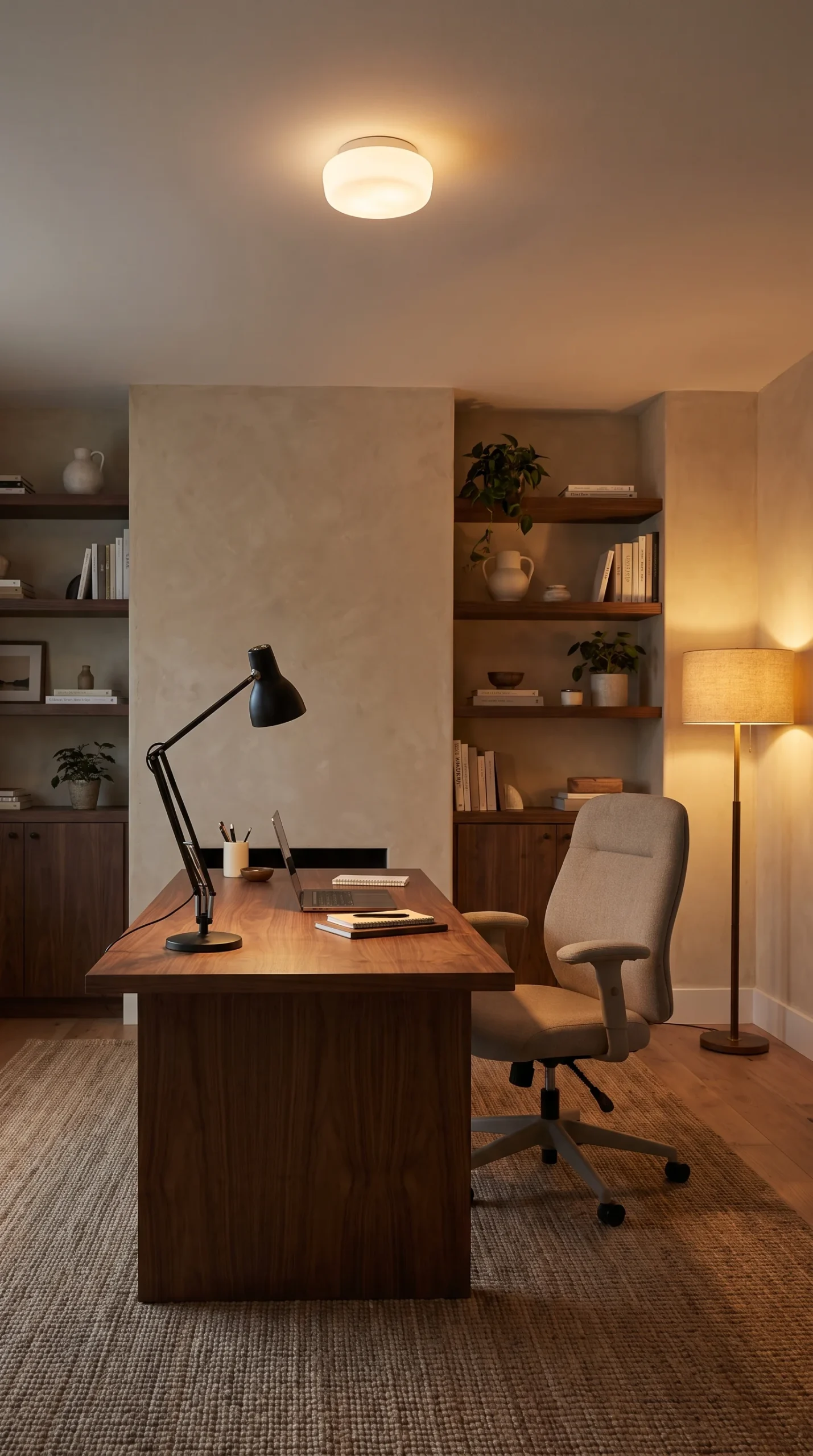 how to light a home office 2