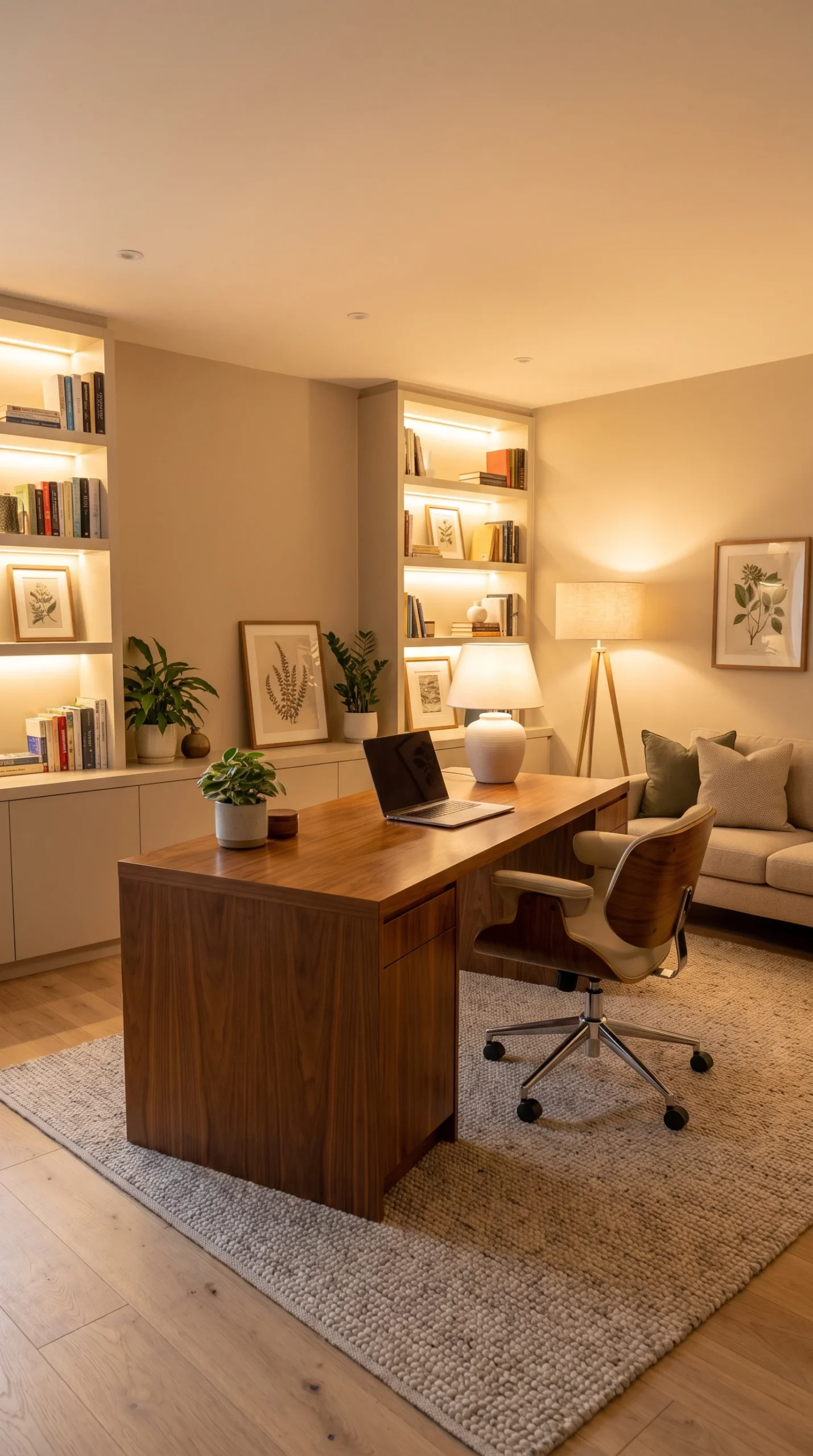 how to light a home office 5