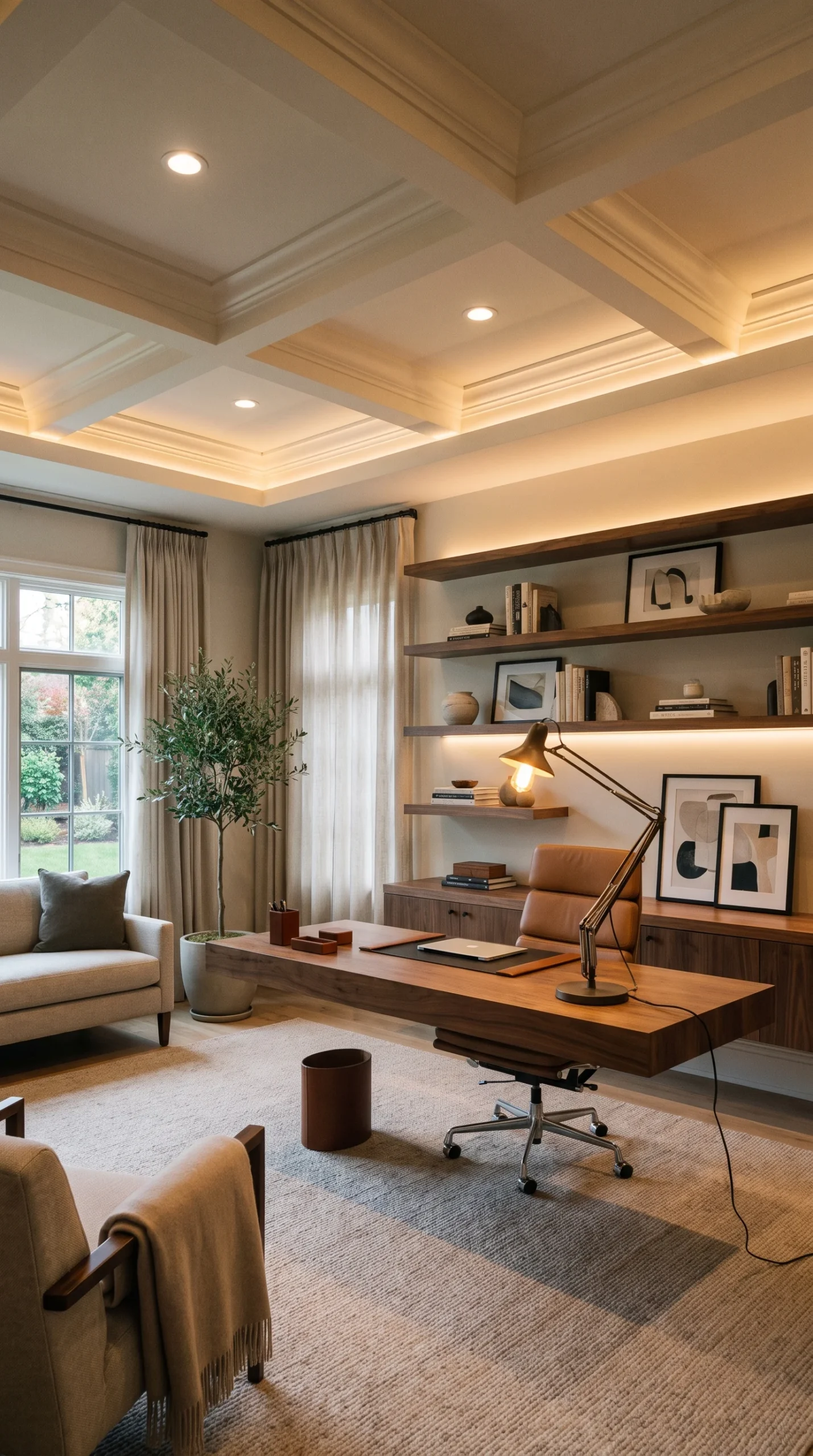 how to light a home office 6
