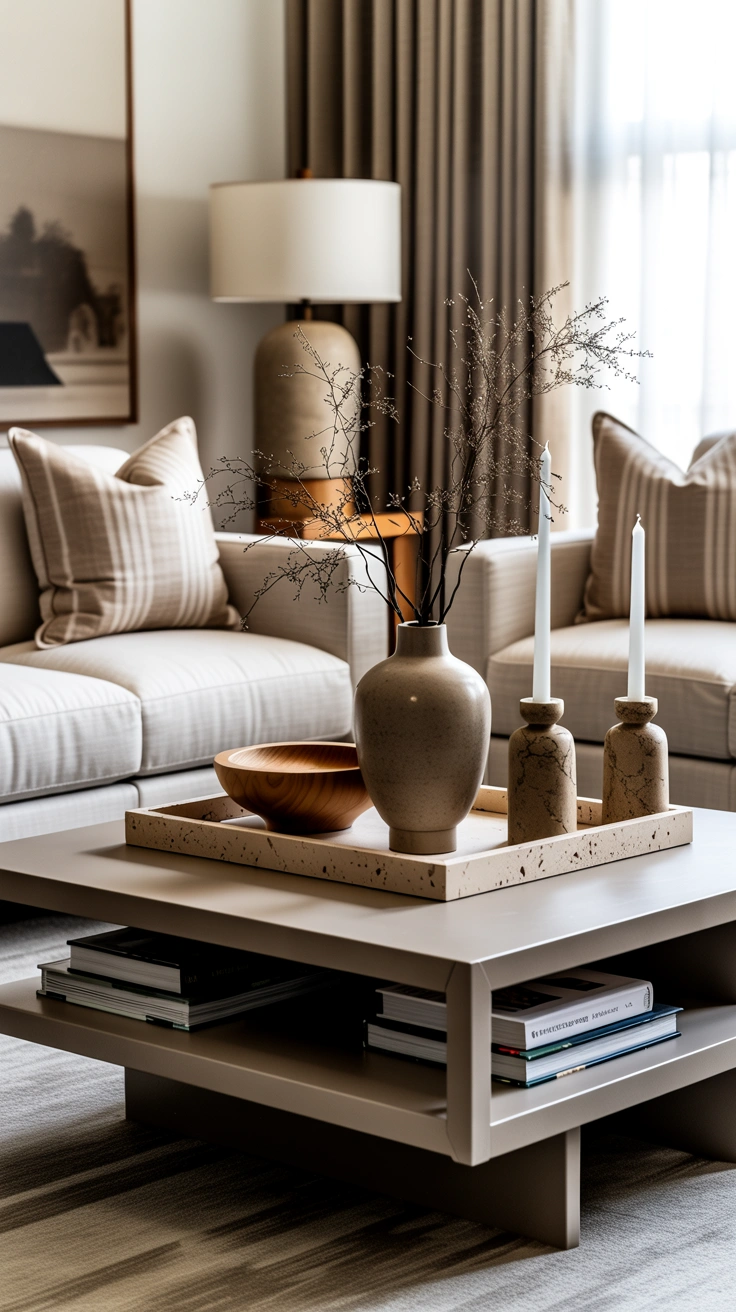 how to style a coffee table 11