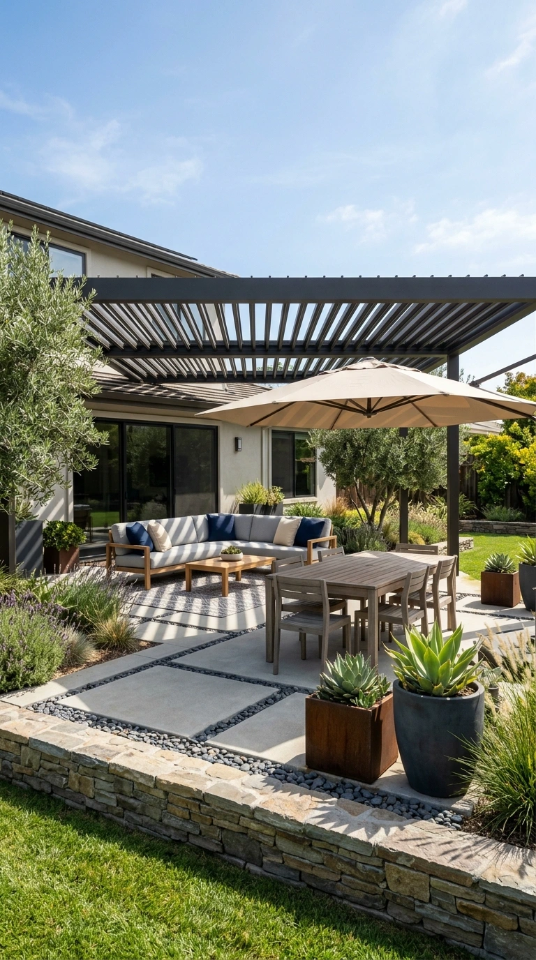 how to arrange outdoor furniture 12