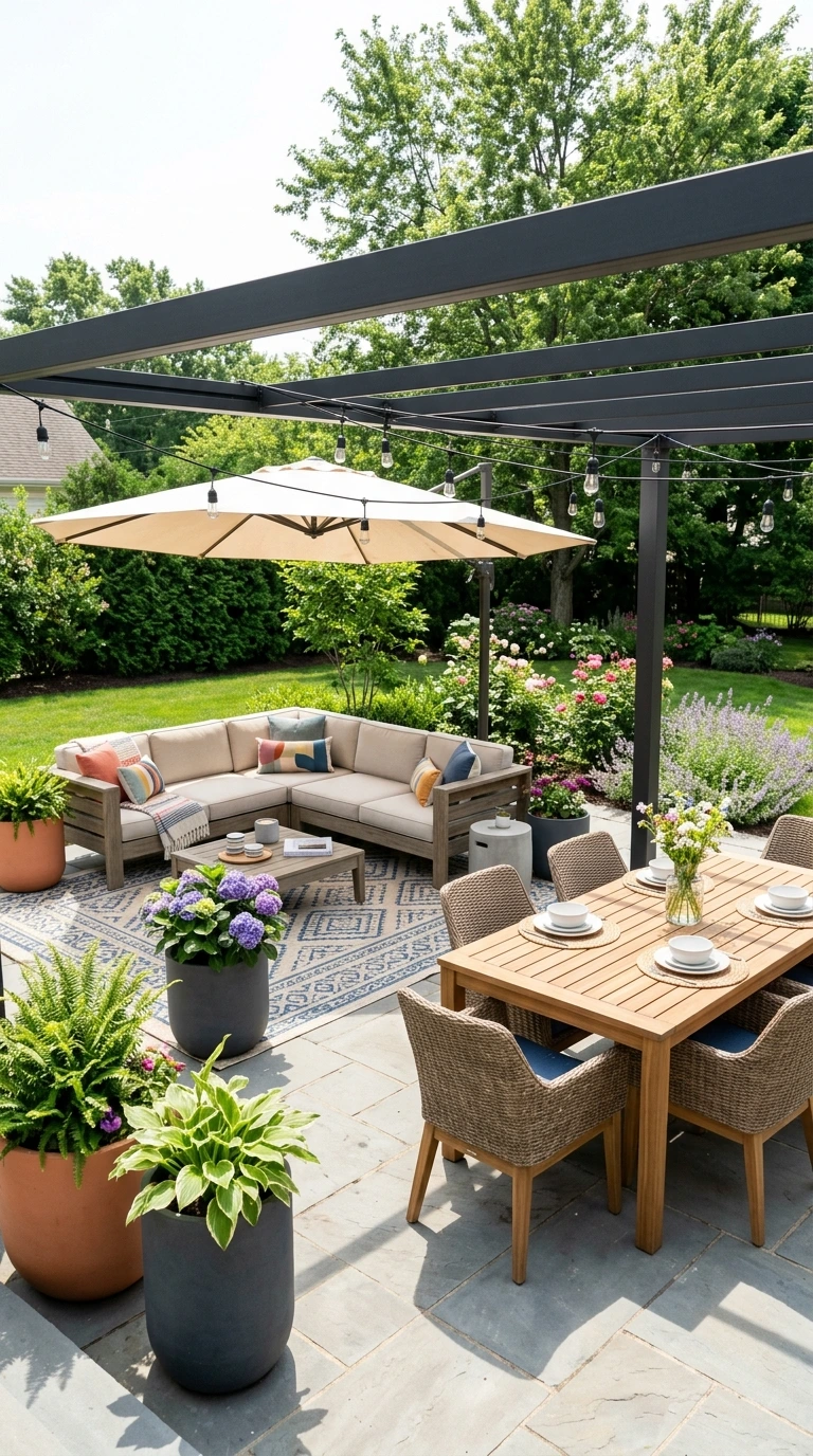 how to arrange outdoor furniture 16