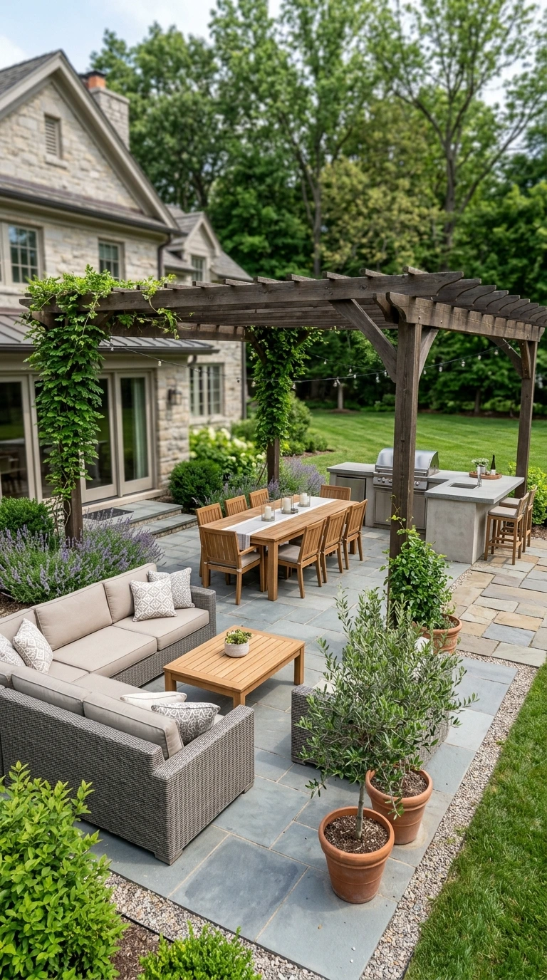 how to arrange outdoor furniture 2
