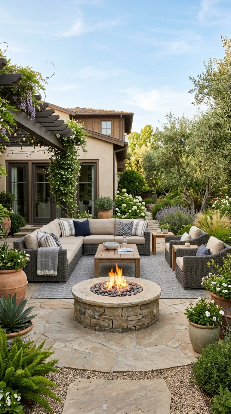 how to arrange outdoor furniture 3