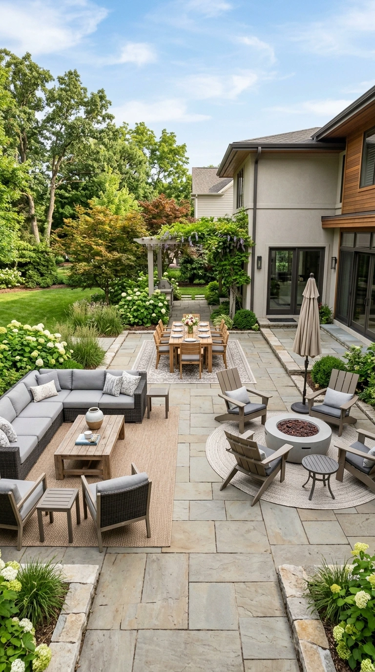 how to arrange outdoor furniture 6