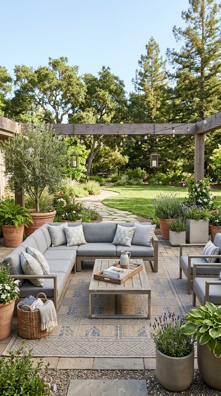 how to arrange outdoor furniture 7