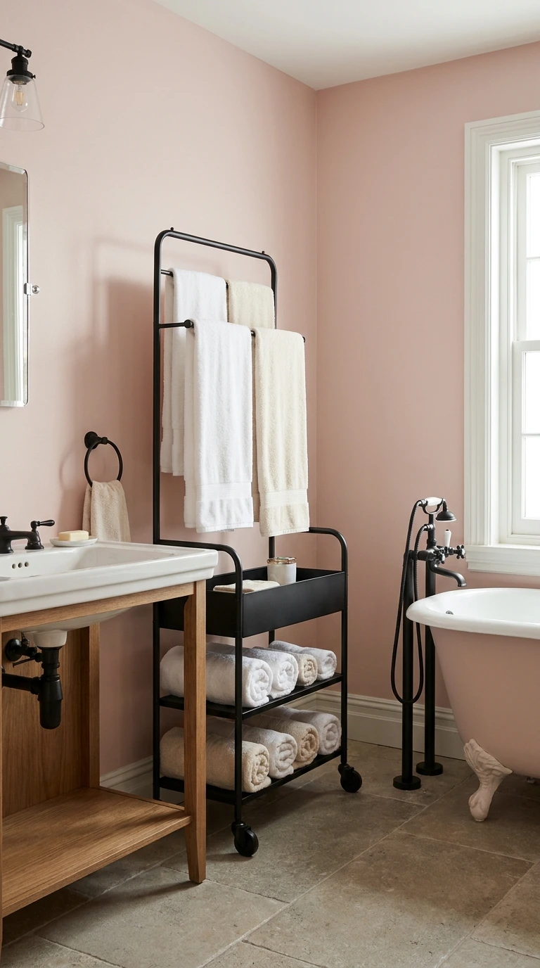 how to hang bathroom towels 9