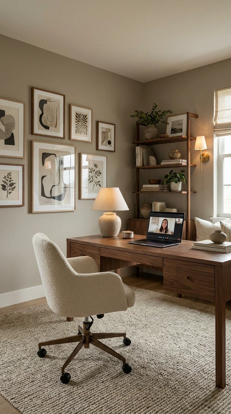 how to style desk for video calls
