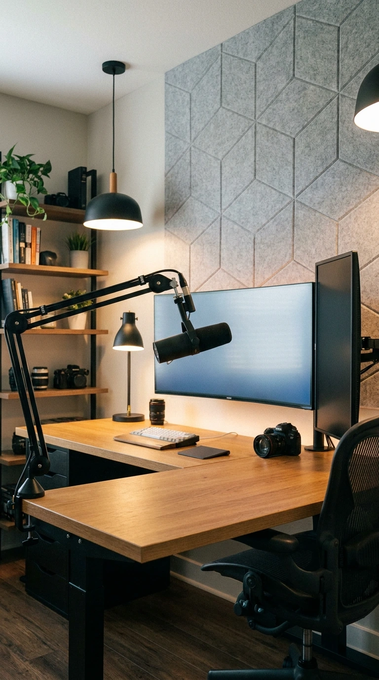 how to style desk for video calls