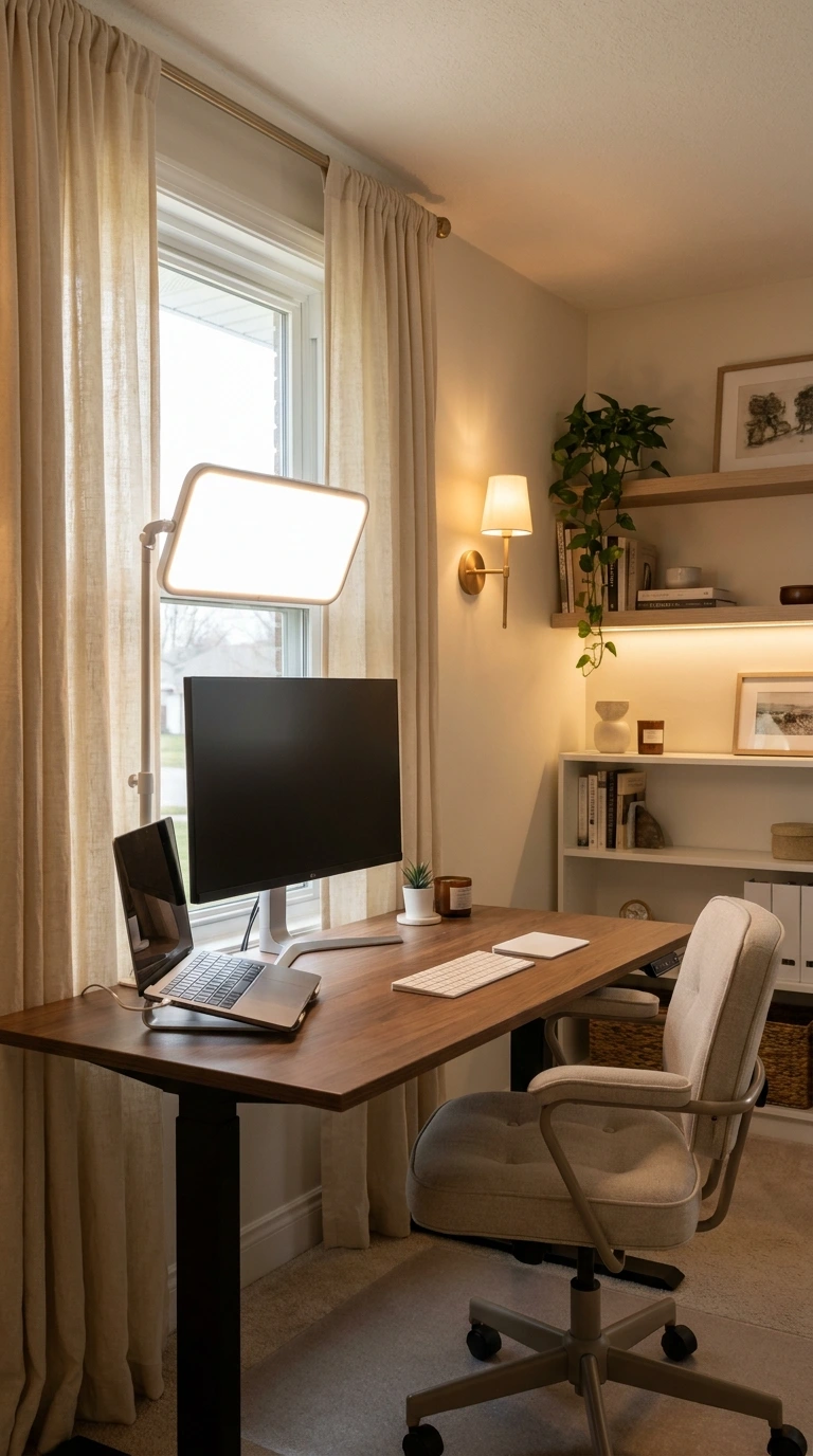 how to style desk for video calls