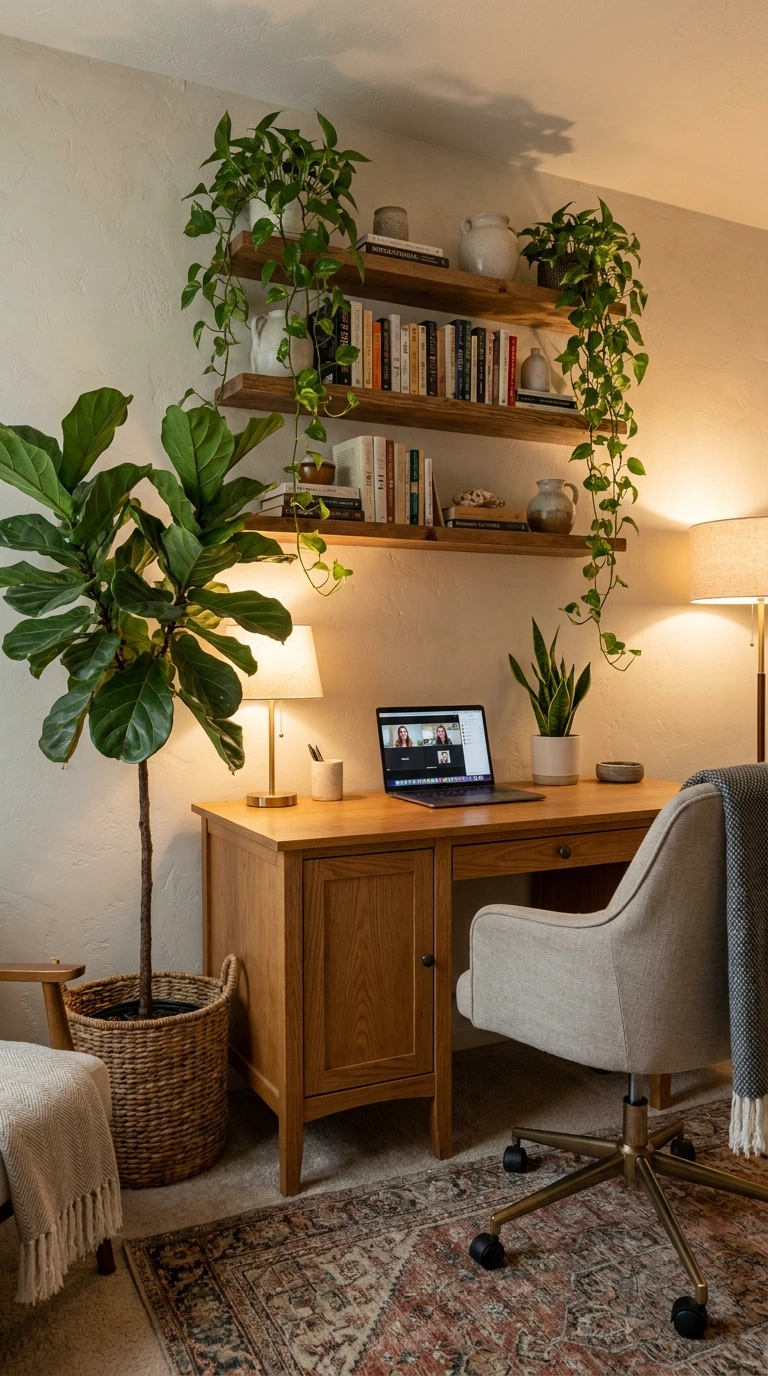 how to style desk for video calls