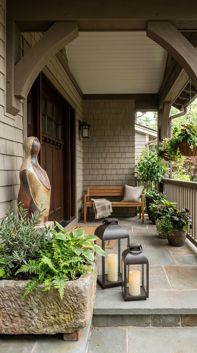 how to style front porch