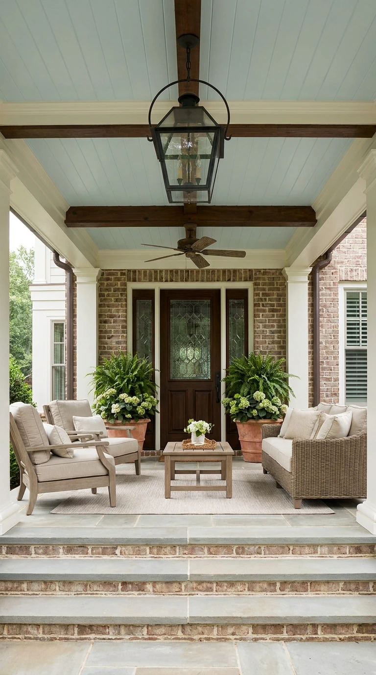 how to style front porch