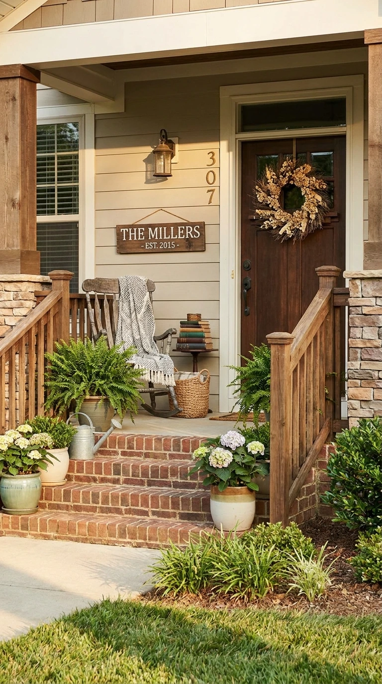 how to style front porch