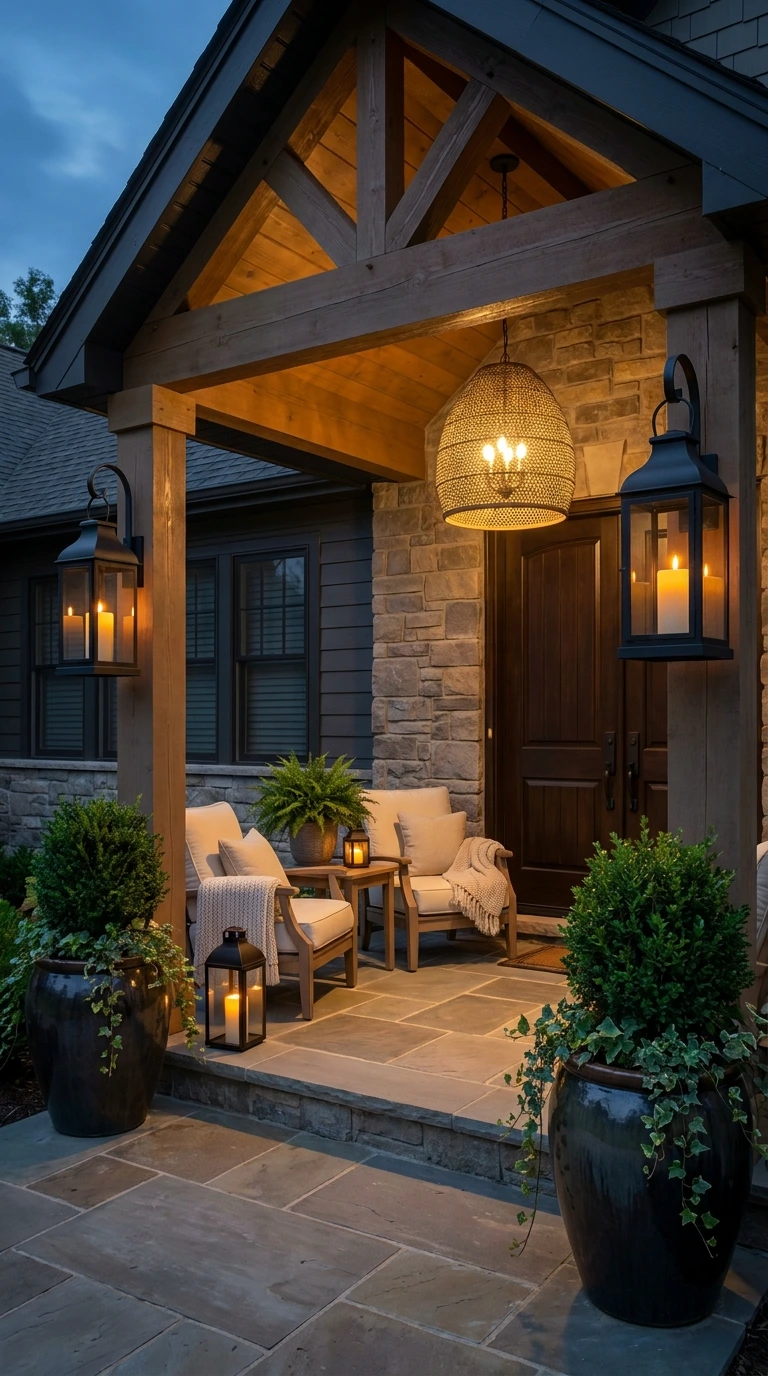 how to style front porch
