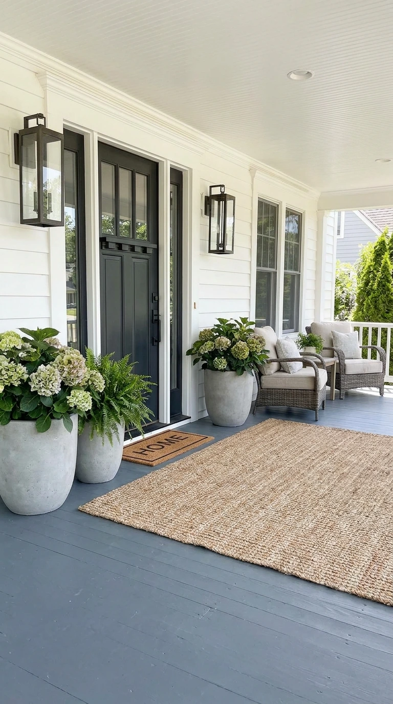 how to style front porch
