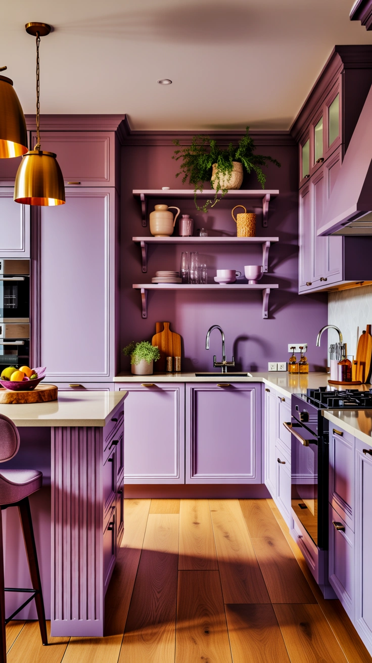 purple kitchen ideas