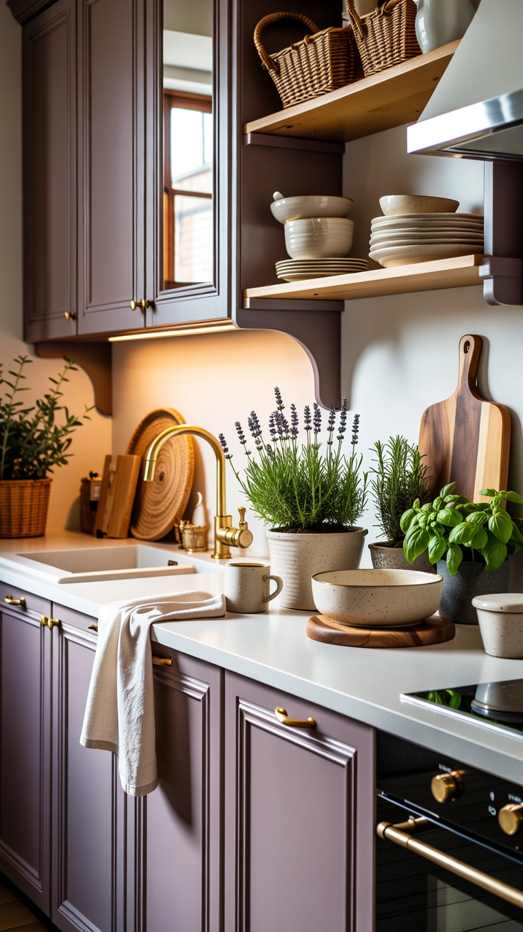 purple kitchen ideas